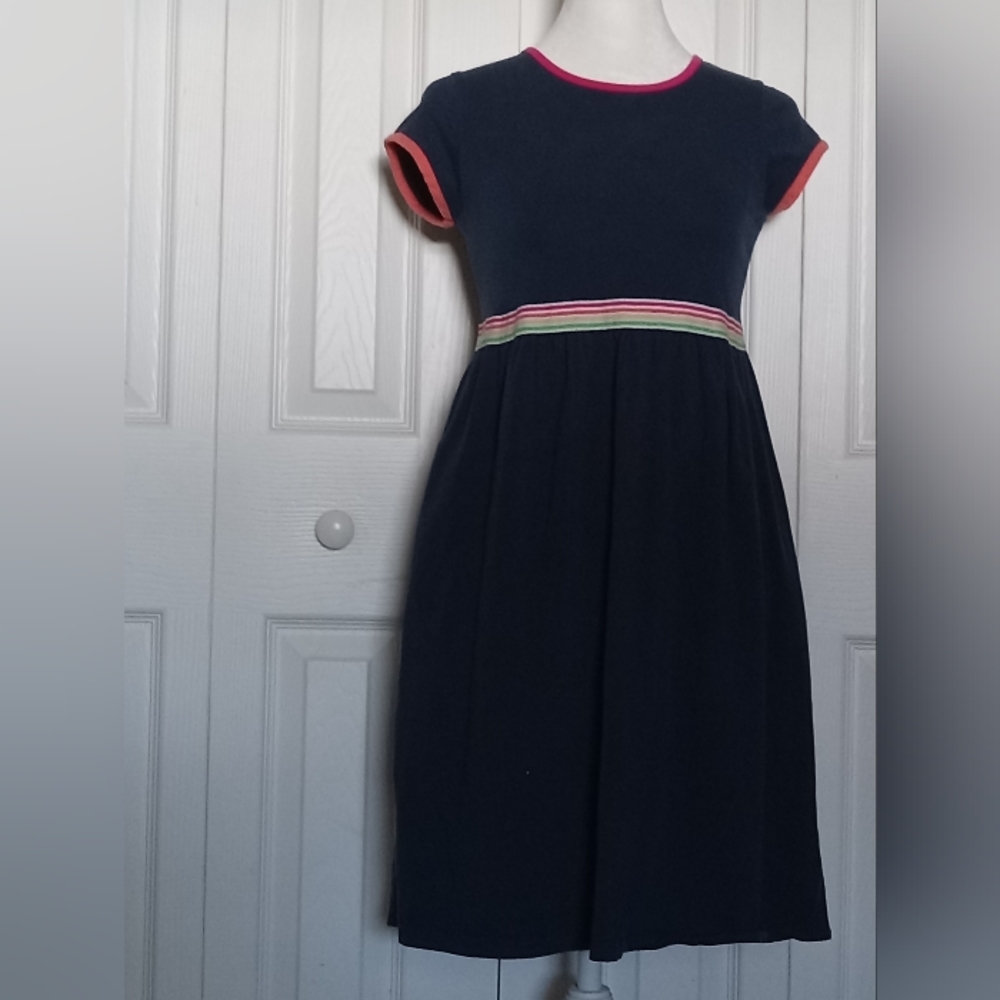 Lands' End/Black/Short Sleeve Dress/ Medium Girls